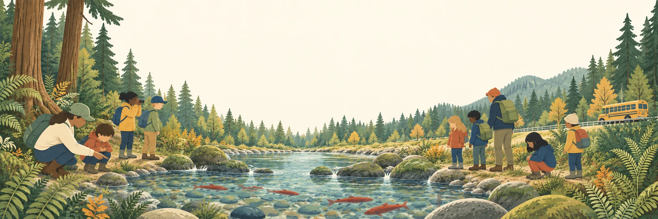 Goldstream fundraising illustration