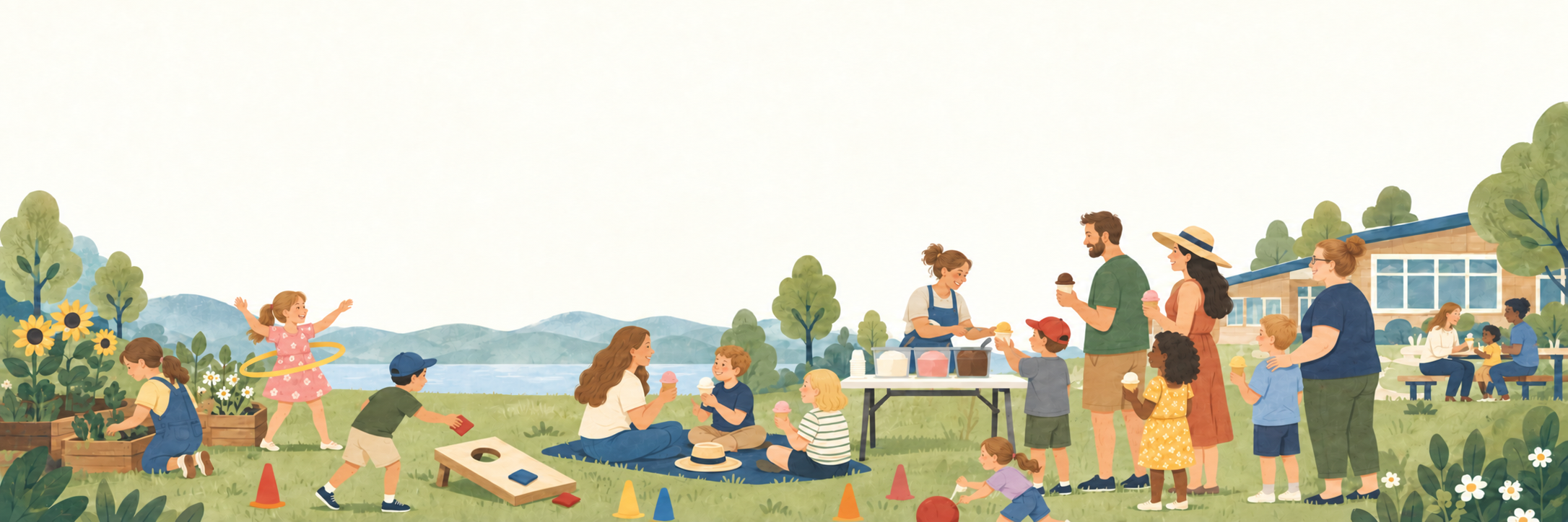 Ice Cream Social illustration