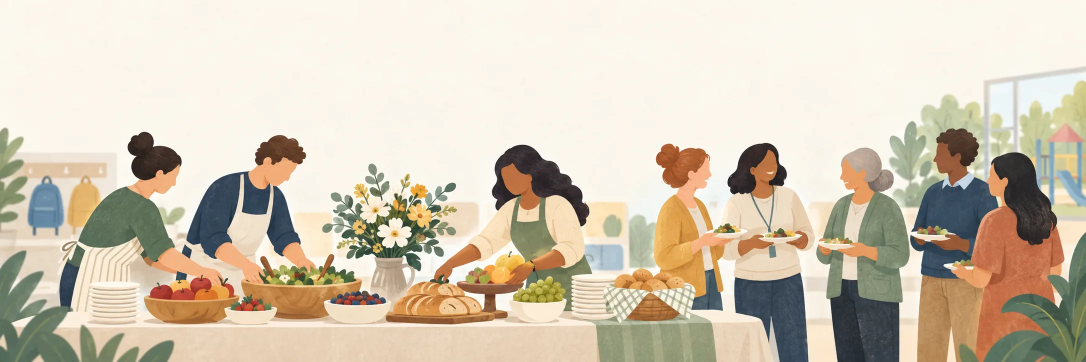 Staff Appreciation Lunch illustration